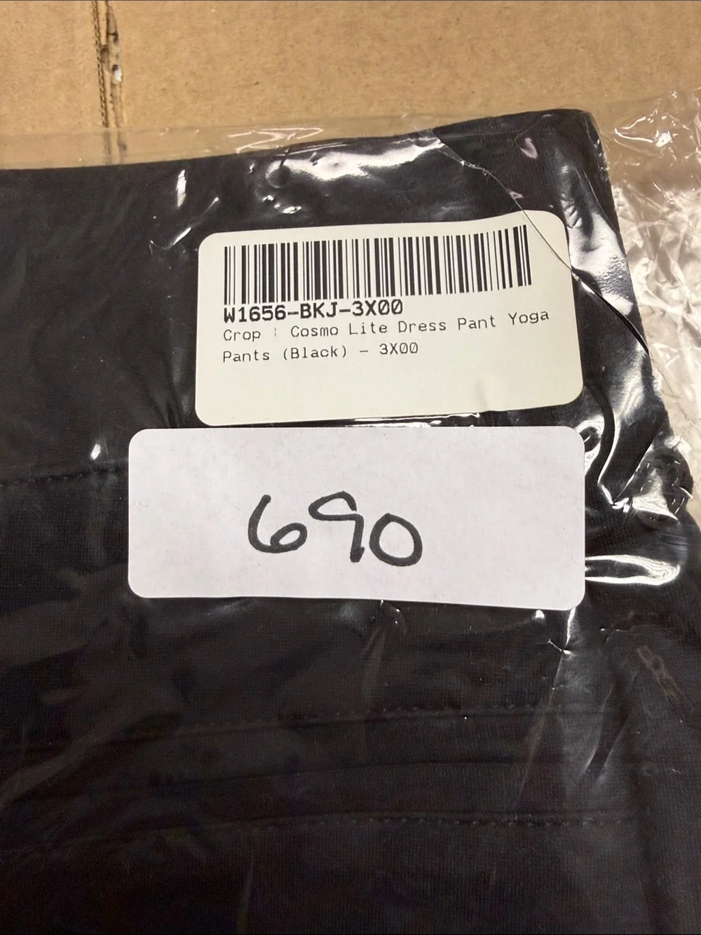 New Betabrand Black Crop Cosmo Lite Dress Pant Yoga Pants 3X_6